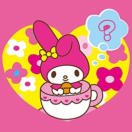 印花矢量圖 可愛卡通 卡通形象 melody 愛心 免費素材