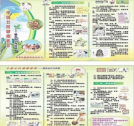 中國公民健康素養 健康66條折頁圖片