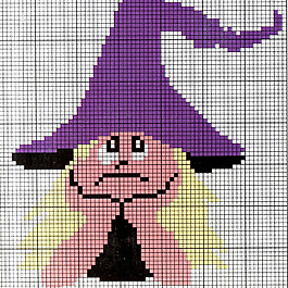 毛衫圖案 女孩 巫師 毛衣 免費素材