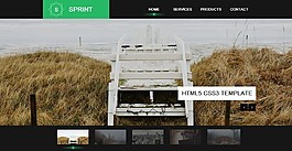 綠色大氣寬屏bootstrap