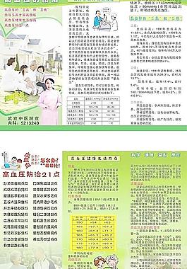 高血压宣传页图片