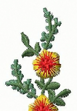 繡花 植物花卉 家紡 免費(fèi)素材