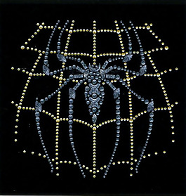 燙鉆 蜘蛛 免費素材