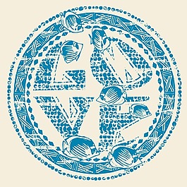 印花矢量圖 圖文結(jié)合 文字 英文 徽章標(biāo)記 免費素材