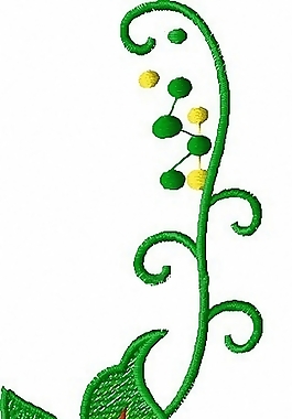 繡花 植物花卉 藤蔓 花紋 家紡 免費(fèi)素材