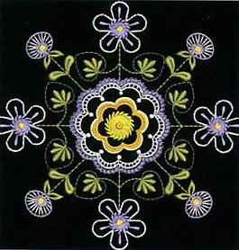 繡花 花卉 花紋 家紡 免費素材