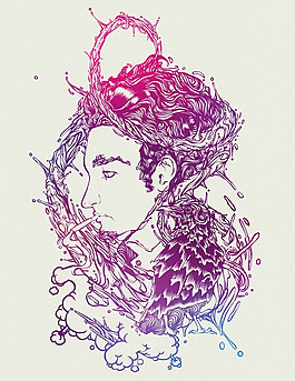 位圖 插畫 插畫師 Raul Urias 免費素材