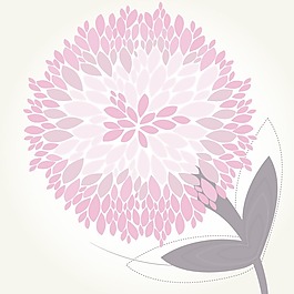 印花矢量圖 植物 花卉 優(yōu)雅植物 色彩 免費(fèi)素材