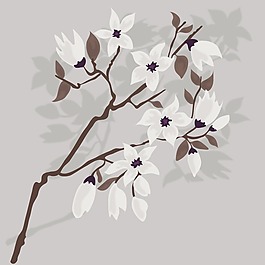 印花矢量圖 植物 花卉 優(yōu)雅植物 色彩 免費素材