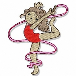 繡花 女孩 體操 家紡 免費(fèi)素材