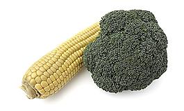 玉米和西蘭花圖片