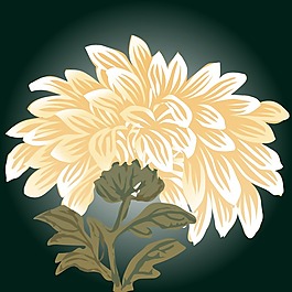 印花矢量圖 植物 花卉 優(yōu)雅植物 色彩 免費素材