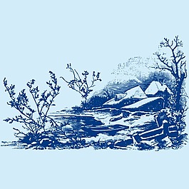 印花矢量圖 藝術(shù)效果 手繪 復(fù)古 色彩 免費(fèi)素材