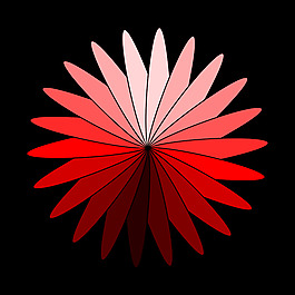 紅色的花