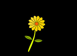 黃色的花