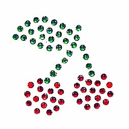 燙鉆 水果 櫻桃 免費素材