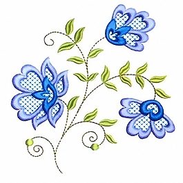 繡花 植物 花卉 家紡 免費(fèi)素材