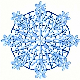 繡花 花紋 雪花 家紡 免費素材