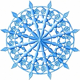 繡花 花紋 雪花 家紡 免費(fèi)素材