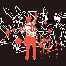 印花矢量圖 建筑 樓房 色彩 棕色 免費(fèi)素材