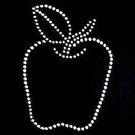 燙鉆 蘋果 免費素材