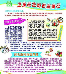 卫生应急知识宣传栏图片