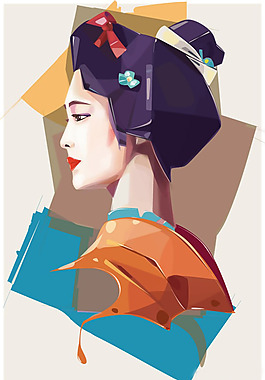 位圖 人物 女人 插畫 插畫師 免費(fèi)素材