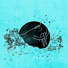 位圖 圓形 色彩 黑色 藍(lán)色 免費(fèi)素材
