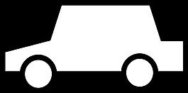 簡單的汽車圖標