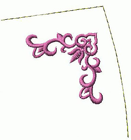 繡花 領(lǐng)邊 藤蔓 花紋 家紡 免費(fèi)素材