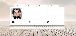 個(gè)人web簡歷html5博客模板