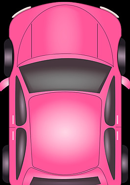 粉紅色的車(chē)