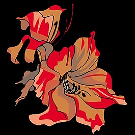印花矢量圖 時尚休閑女裝 成熟優(yōu)雅女裝 植物 花卉 免費(fèi)素材