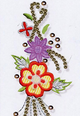 繡花 花卉 家紡 免費(fèi)素材