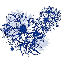 印花矢量圖 時尚休閑女裝 成熟優(yōu)雅女裝 植物 花卉 免費(fèi)素材