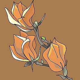 印花矢量圖 時尚休閑女裝 成熟優(yōu)雅女裝 植物 花卉 免費素材