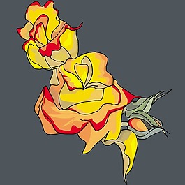 印花矢量圖 時尚休閑女裝 成熟優(yōu)雅女裝 植物 花卉 免費素材