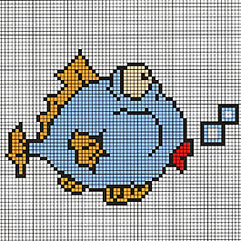 毛衫圖案 海洋動物 小魚 毛衣 免費素材