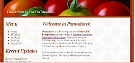 西紅柿介紹網(wǎng)頁模板