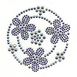 燙鉆 花卉 花環(huán) 免費素材