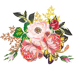 印花矢量圖 時(shí)尚休閑女裝 成熟優(yōu)雅女裝 植物 花卉 免費(fèi)素材