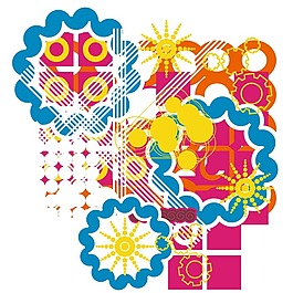 印花矢量圖 時(shí)尚休閑女裝 T恤圖案 潮流 圖形 免費(fèi)素材