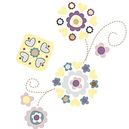印花矢量圖 嬰童 圖形 愛(ài)心 心形 免費(fèi)素材