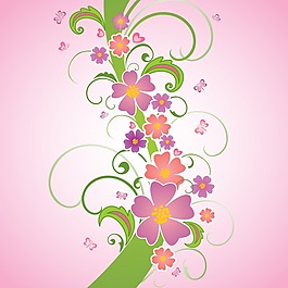印花矢量圖 時尚休閑女裝 成熟優(yōu)雅女裝 植物 花卉 免費(fèi)素材
