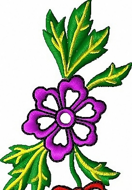 繡花 植物花卉 藤蔓 花紋 家紡 免費素材