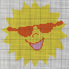 毛衫圖案 太陽 毛衣 免費素材