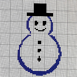毛衫图案 人物 雪人 毛衣 免费素材