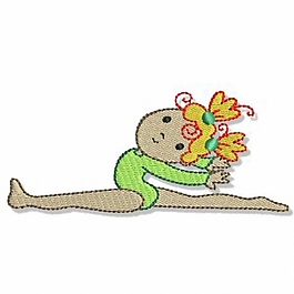 繡花 女孩 體操 家紡 免費(fèi)素材