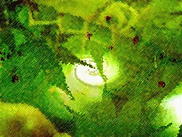 綠色夢幻背景