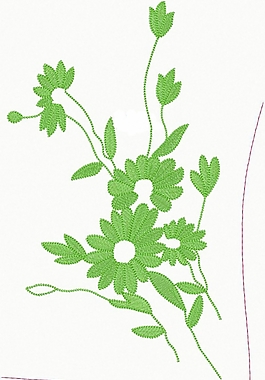 繡花 植物花卉 家紡 免費素材